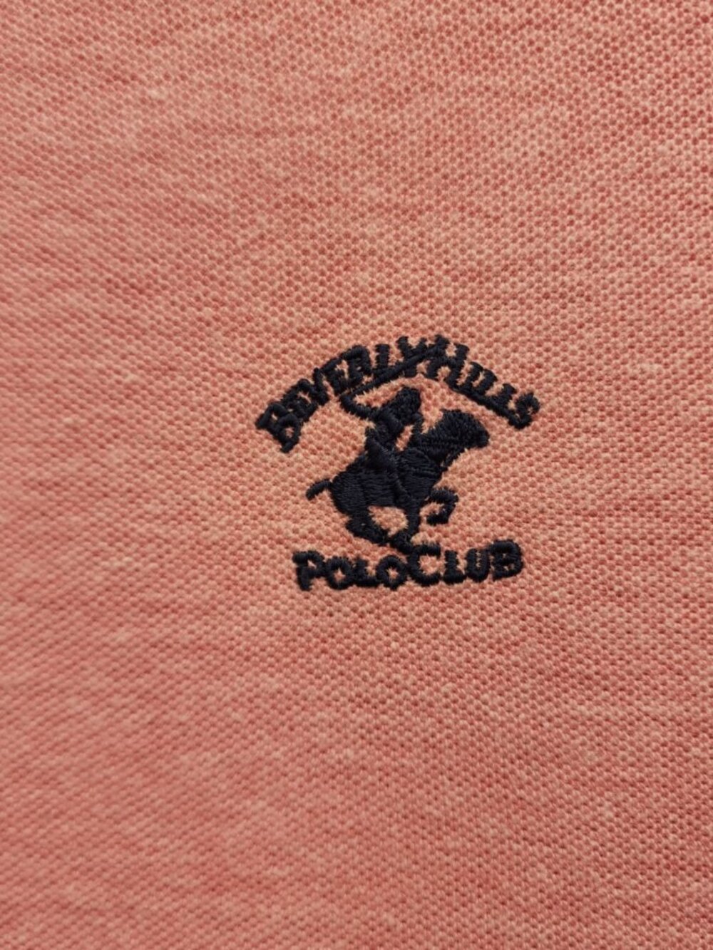 Beverly Hills Polo Club Polo Shirt Mens Medium Pink Classic Casual Logo - Picture 10 of 13